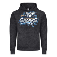 Vintage Black wilmington sharks Vintage Hoodie - linhVisuals
