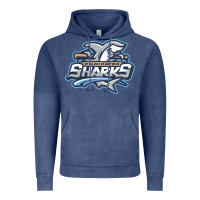 Vintage Denim wilmington sharks Vintage Hoodie - linhVisuals
