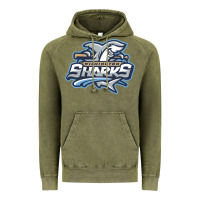Vintage Olive wilmington sharks Vintage Hoodie - linhVisuals