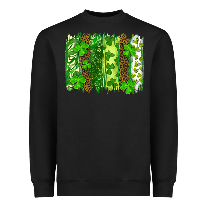 St Patrick's Day Brushstrokes Heavyweight Sweatshirt by RanaPortraitStore | Teevron