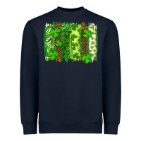 Navy St Patrick's Day Brushstrokes Heavyweight Sweatshirt - RanaPortraitStore