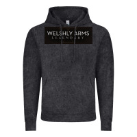 Vintage Black welshly arms 005 Vintage Hoodie - linhVisuals