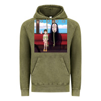 Vintage Olive spirited away (3) Vintage Hoodie - linhVisuals