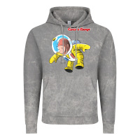 Cloud Rock curious george happy astronaut portrait t shirt Vintage Hoodie - linhVisuals