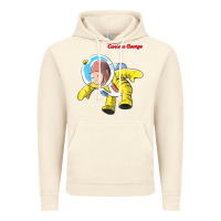 Vintage Artic curious george happy astronaut portrait t shirt Vintage Hoodie - linhVisuals
