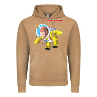Vintage Camel curious george happy astronaut portrait t shirt Vintage Hoodie - linhVisuals