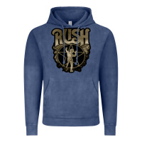 Vintage Denim Rush grey Vintage Hoodie - linhVisuals