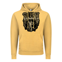 Vintage Mustard Rush grey Vintage Hoodie - linhVisuals