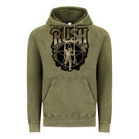 Vintage Olive Rush grey Vintage Hoodie - linhVisuals
