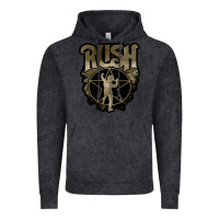 Vintage Black Rush grey Vintage Hoodie - linhVisuals