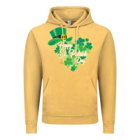 Vintage Mustard happy st patricks day funny irish Vintage Hoodie - linhVisuals