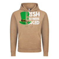 Vintage Coffee irish you were naked funny st patrick day Vintage Hoodie - linhVisuals
