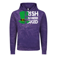 Cloud Purple irish you were naked funny st patrick day Vintage Hoodie - linhVisuals