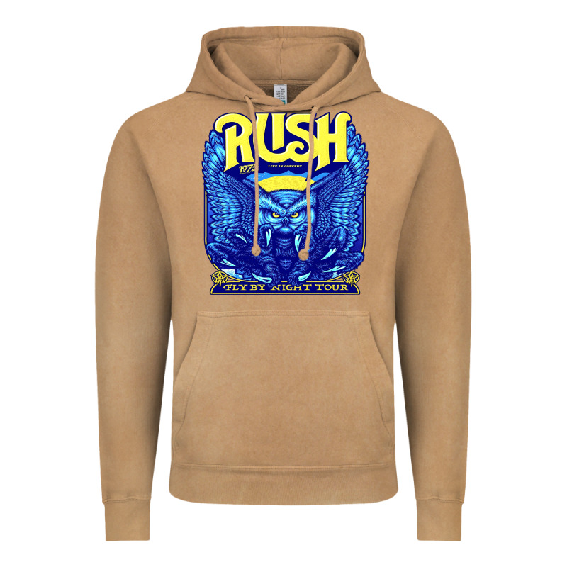 Rush 1975 Vintage Hoodie by linhVisuals | Teevron