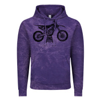 Cloud Purple YZ450F Eli Tomac Motorcycles Vintage Hoodie - linhVisuals