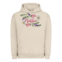 Pigment French Oak Floral Daisy Mother Urban Hoodie - RanaPortraitStore