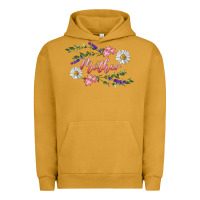 Pigment Peanut Butter Floral Daisy Mother Urban Hoodie - RanaPortraitStore