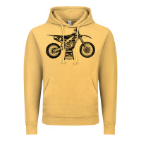 Vintage Mustard YZ450F Eli Tomac Motorcycles Vintage Hoodie - linhVisuals