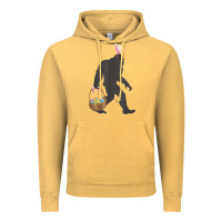 Funny Bigfoot Easter Design With Easter Basket And Bigfoot T Shirt Vintage Hoodie | Teevron
