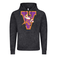 Vintage Black missouri valley college vikings vectorized Vintage Hoodie - linhVisuals