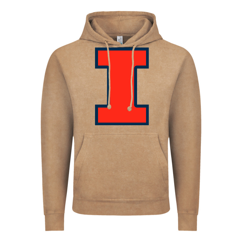 Illinois Fighting Illini Vintage Hoodie by linhVisuals | Teevron