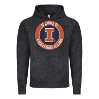 Vintage Black illinois fighting illini Vintage Hoodie - linhVisuals