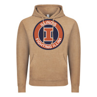 Illinois Fighting Illini Vintage Hoodie | Teevron