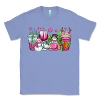 Colony Blue pink christmas snowman coffee cups Classic Tee - OliviaCreatesArt