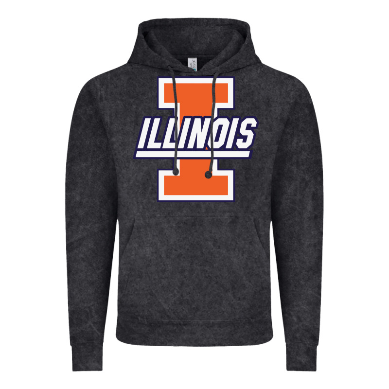 Illinois Fighting Illini Vintage Hoodie by linhVisuals | Teevron