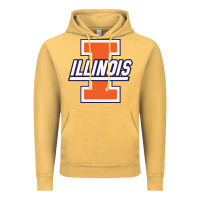 Vintage Mustard illinois fighting illini Vintage Hoodie - linhVisuals