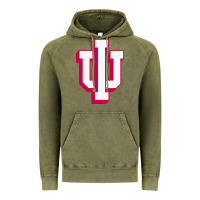 Vintage Olive indiana hoosiers Vintage Hoodie - linhVisuals