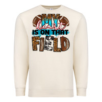 Sandshell my heart is on that field football Premium Sweatshirt - RanaPortraitStore