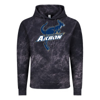 Cloud Black university of akron Vintage Hoodie - linhVisuals