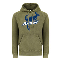 Vintage Olive university of akron Vintage Hoodie - linhVisuals