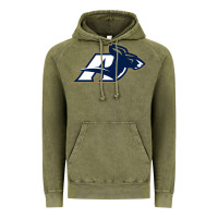 Vintage Olive akron university zips Vintage Hoodie - linhVisuals