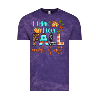 Cloud Purple i think i love fall most of all Vintage Tee - BundleAndBundleShop
