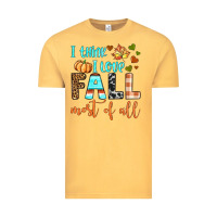 Vintage Mustard i think i love fall most of all Vintage Tee - BundleAndBundleShop