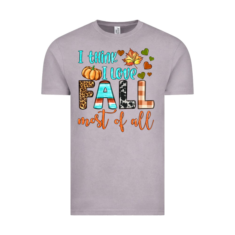 I Think I Love Fall Most Of All Vintage Tee by BundleAndBundleShop | Teevron