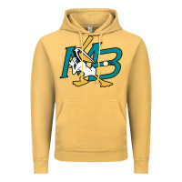 Vintage Mustard the myrtle beach pelicans baseball Vintage Hoodie - linhVisuals