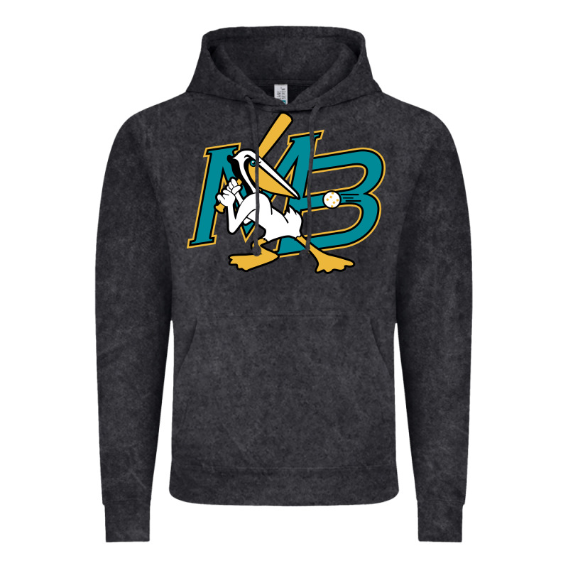 The Myrtle Beach Pelicans Baseball Vintage Hoodie by linhVisuals | Teevron