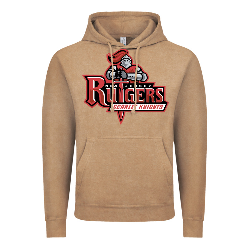 The Rutgers Scarlet Knights Vintage Hoodie by linhVisuals | Teevron