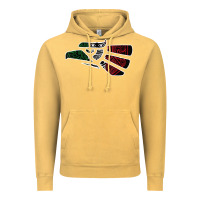 Vintage Mustard hecho en mexico aztec calendar mexican eagle t shirt Vintage Hoodie - linhVisuals