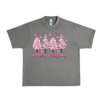Tornado Merry Christmas Trees Urban Heavy Tee - FaDigitalArtStudio
