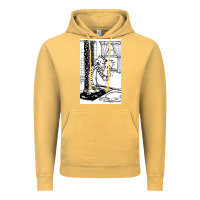 Vintage Mustard calvin Vintage Hoodie - linhVisuals