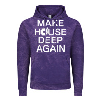Cloud Purple make house deep again house music turntable t shirt Vintage Hoodie - linhVisuals