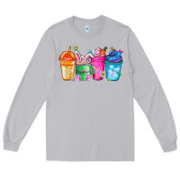 Moon Dust Easter Coffee Long Sleeve Tee - CowhideDigitalArt