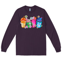 Plum Easter Coffee Long Sleeve Tee - CowhideDigitalArt