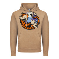 Vintage Coffee calvin Vintage Hoodie - linhVisuals