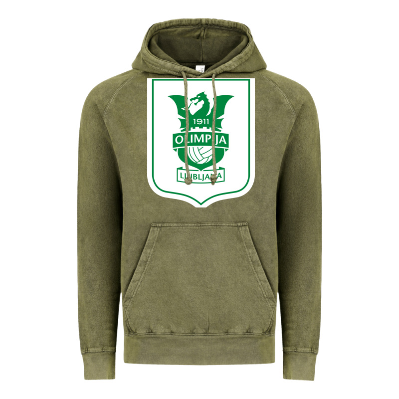 Eiteun Olimpija Ljubljana Vintage Hoodie by linhVisuals | Teevron