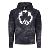 Cloud Black irish pride clover leaf  saint irish pats st. patrick's day t shirt Vintage Hoodie - linhVisuals